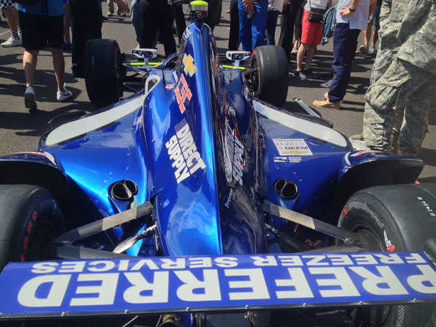 Josef Newgarden's wheels.